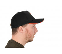 #2909 chh015_fox_baseball_cap_blackorange_side_view