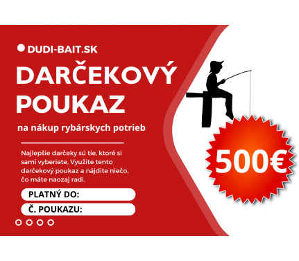 #3074 DARČEKOVÝ 500€