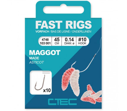 #4022 ctec-fast-rigs-maggot-45cm-10-0-14mm