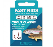 #4024 ctec-fast-rigs-forellenhaken-classic-75cm-4-0-25mm