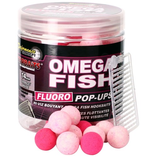 Starbaits POP-UP Boilies Concept Fluo Omega Fish 80g