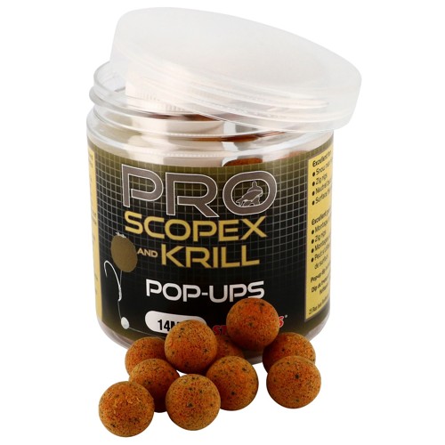 Starbaits POP-UP Boilies Pro Scopex & Krill 80g