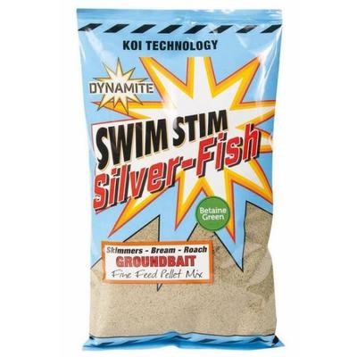 Dynamite Baits Groundbait Swim Stim Silver Fish Betain Green 900g