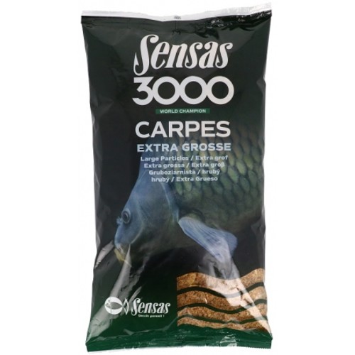 Krmivo Sensas 3000 Extra Grosse (kapor hrubý) 1kg