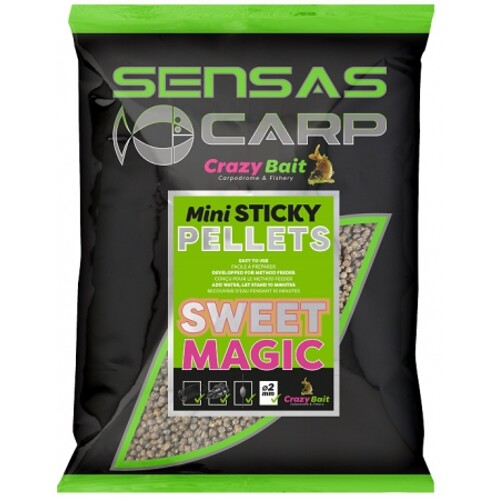 Mikropelety Sensas Mini Sticky Sweet Magic (ryba) 700g