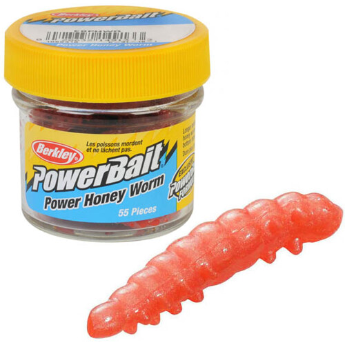 Osia Larva Berkley PowerBait Honey Worm Orange