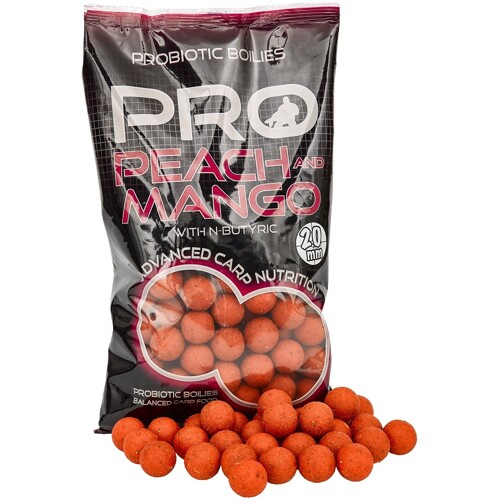 Starbaits Boilies Probiotic Peach Mango 800g