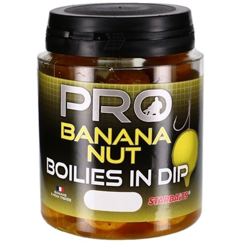 Dipované Boilies Starbaits Probiotic Banana Nut 150g