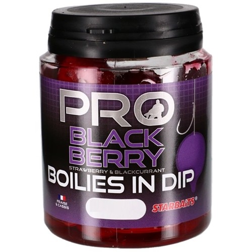 Dipované Boilies Starbaits Probiotic Black Berry 150g