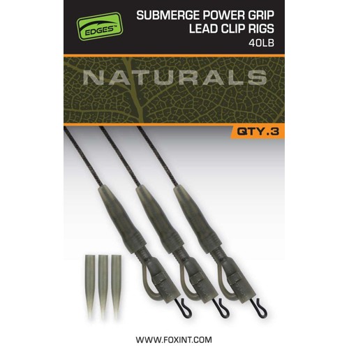 Fox Montáž Olovená Naturals Sub Power Grip Lead Clip 40lb