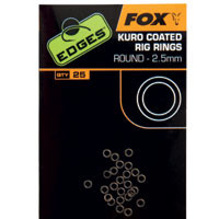 Fox mikrokrúžky Kuro Coated Rig Rings
