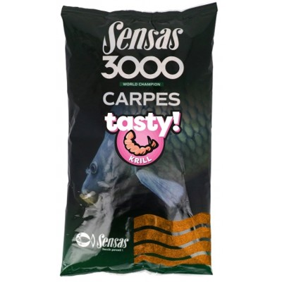 Krmivo Sensas 3000 Carp Tasty Krill (kapor krill) 1kg