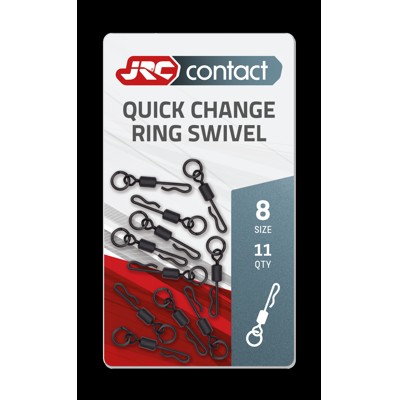 Rýchloobratlíky s krúžkom JRC Contact Quick Change Ring Swivel veľ. 8