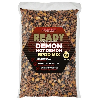 Starbaits Ready Seeds Hot Demon Spod Mix (zmes partiklu) 1kg