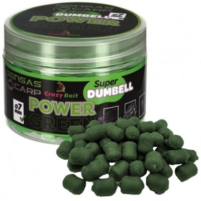 Sensas Dumbell Power Green (cesnak) 7mm 80g