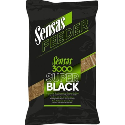 Krmivo Sensas 3000 Super Feeder Super Black 1kg