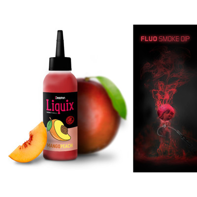 Fluo dip D SNAX LiquiX / Mango-Broskyňa