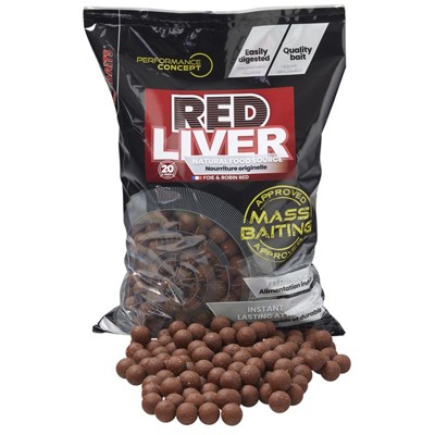 Starbaits Boilies Concept Mass Baiting Red Liver 3kg