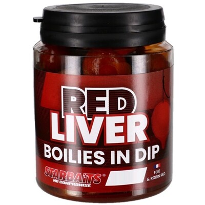 Dipované Boilies Starbaits Concept Red Liver 150g