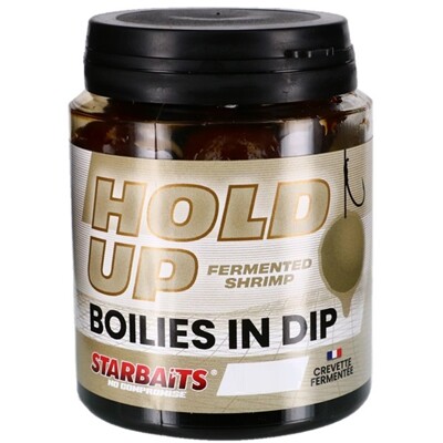 Dipované Boilies Starbaits Concept Hold Up Fermented Shrimp 150g